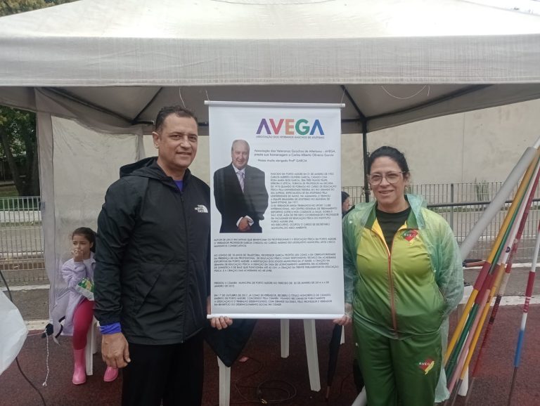 Apesar de muita chuva e frio aconteceu a Copa Profº Garcia de Atletismo Master
